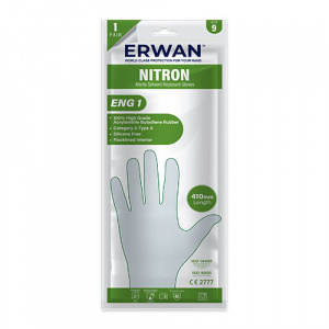 ERWAN™ Solvent Resistance Gloves Nitron Gloves, Green, ENG1