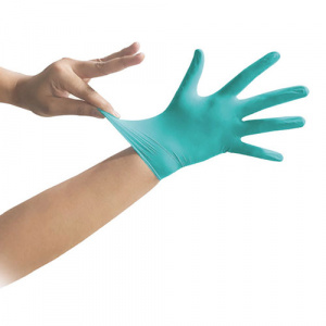 ERWAN™ Nitrile Premium Protection Examination Gloves, 100 Pieces Green Heavy Duty